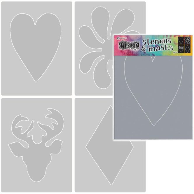 Hovedbilde Dylusions Stencils & Masks ...