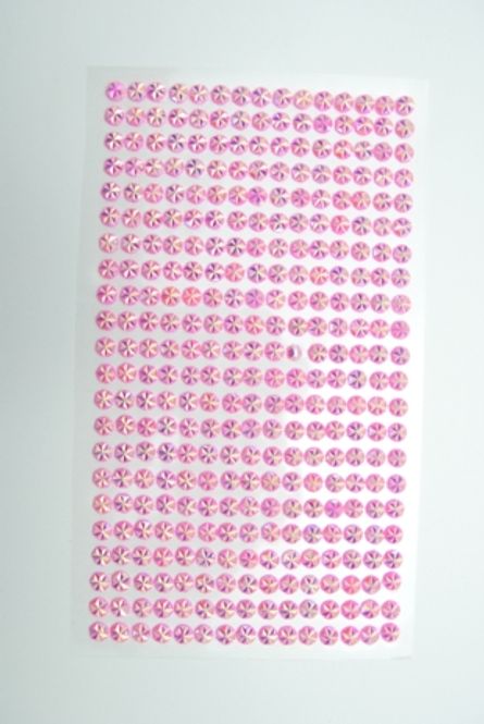 Hovedbilde Stickers diamant 5mm - rosa