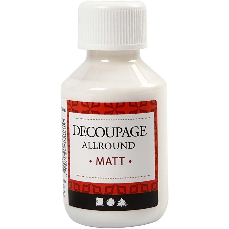 Decoupagelakk, Matt, 100 ml