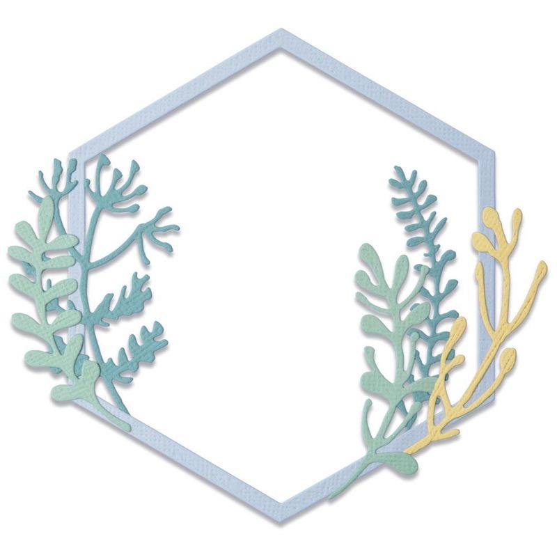 Sizzix Thinlits Dies By Jen Long 6/Pkg Botanical Frame