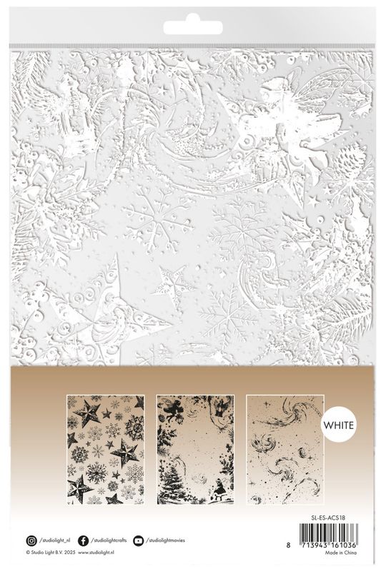 Fairy Christmas A5 Christmas Acetate Sheets 