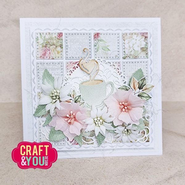Square Decorative Stiches Dies