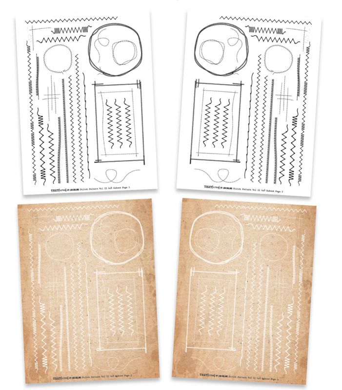 Rub-On Transfer Set Stitch Pattern Vol II by Lou Collins