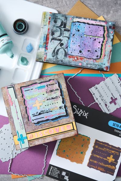 Thinlits Die by Seth Apter Paper Cutz #1 (4pcs)