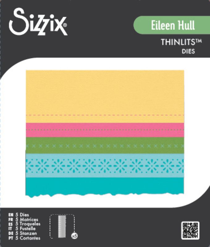 Thinlits Die Set Page Edges (5pcs) by Eileen Hull 