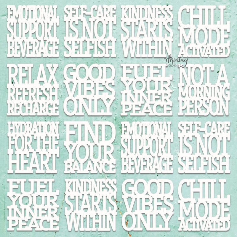 Chippies Decor 12x12 Inch Selfcare