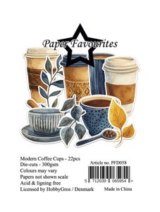 Hovedbilde Die-Cuts A7 Modern Coffee ...