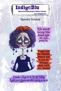 Hovedbilde Spooky Granny A6 Red Rubber ...
