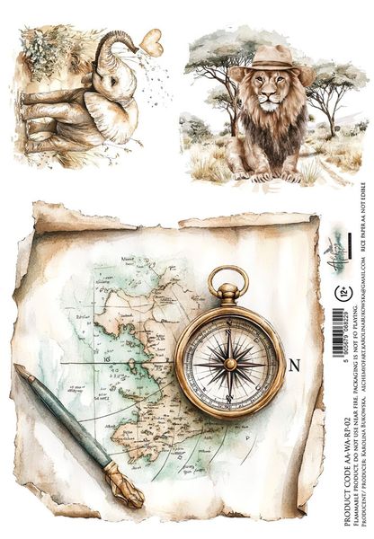 Alchemy Of Art -  Wild Adventures 2 - Rispapir A4