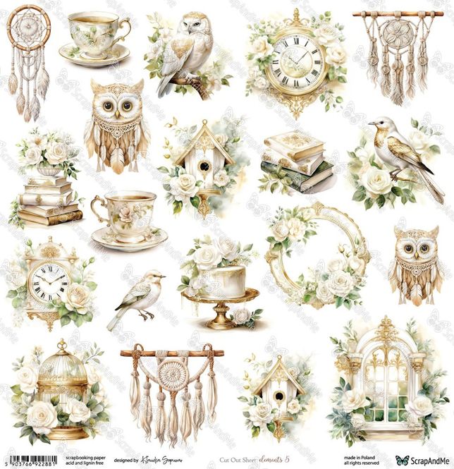 Hovedbilde ScrapAndMe - White Roses ...