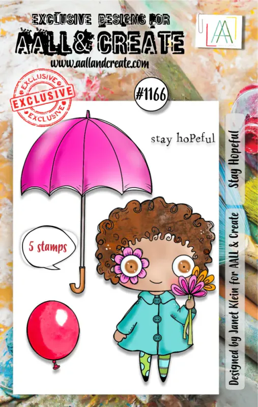 #1166 - A7 STAMP SET - STAY HOPEFUL 