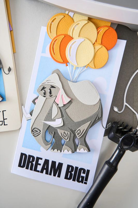 Thinlits Mini Colorize Die Clarence (11pcs) by Tim Holtz