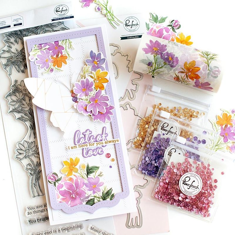 Whimsical Blooms - washitape