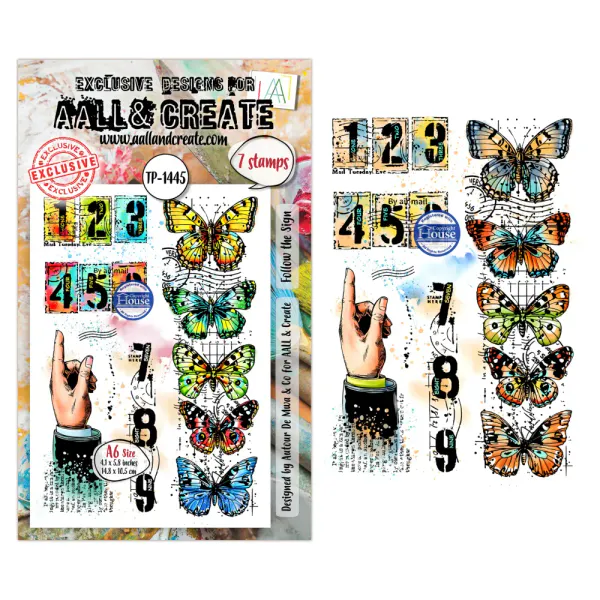 TP-1445 - A6 STAMP SETS - FOLLOW THE SIGN