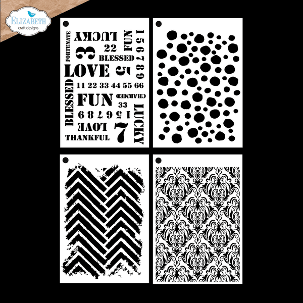 Beautifully Worn Journal Stencils 11