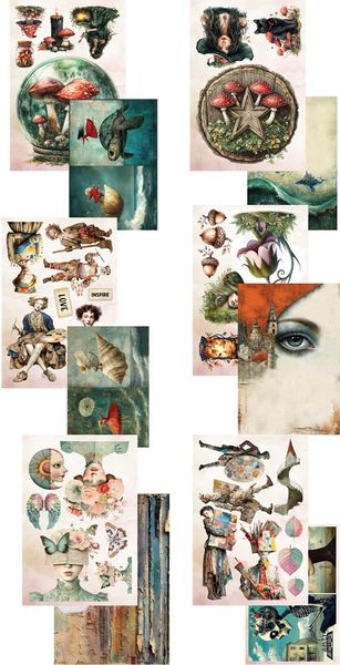 Alchemy of Art - World of Fantasy - Collage book