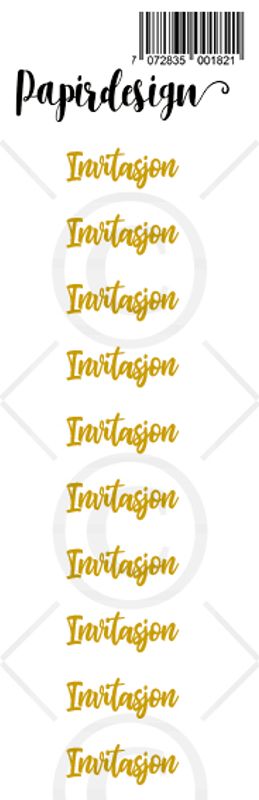 Invitasjon Gull
