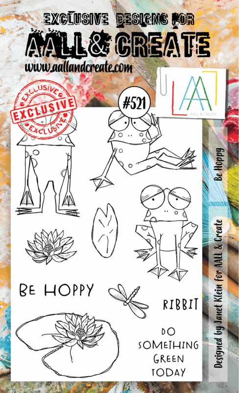 #521 - A6 STAMPS - Be Hoppy
