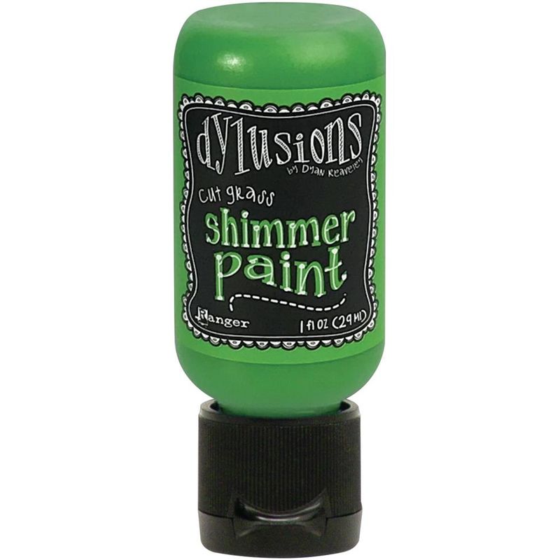 Dylusions Shimmer Paint - Cut grass