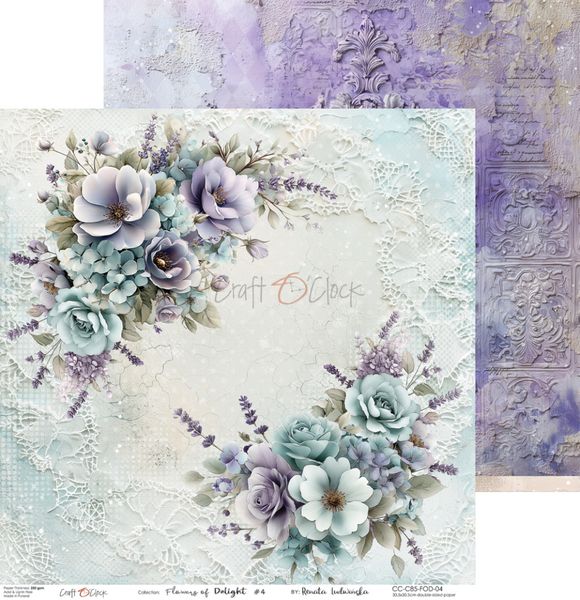 FLOWERS OF DELIGHT - 30,5X30,5CM
