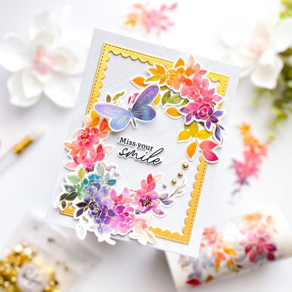 Fluttering Butterflies - Washi Tape 4"X10m 