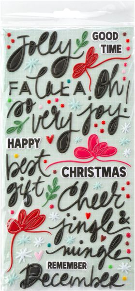 Mistletoe And Memories - Puffy Stickers 