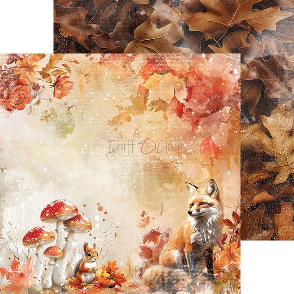 AUTUMNARIA - set of papers 6x6