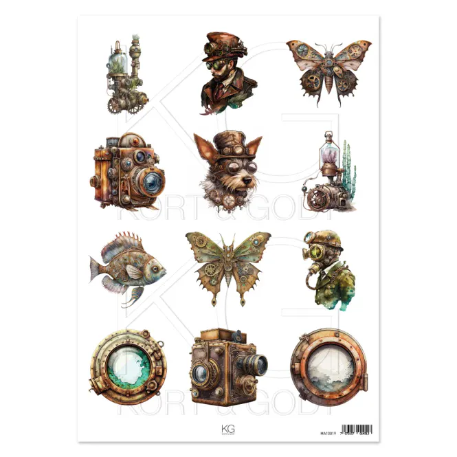 Hovedbilde MA1019 Motivark Steampunk 