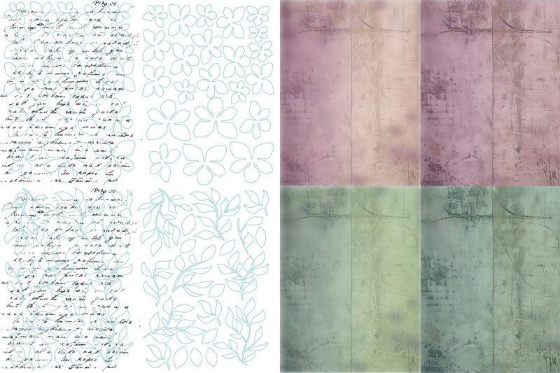 Beneath the Brambles Laser Cut Inkable Florals Pack (48pcs) 