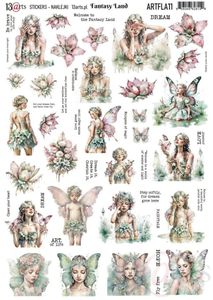 Bilde av Fantasy Land - Stickers A4 