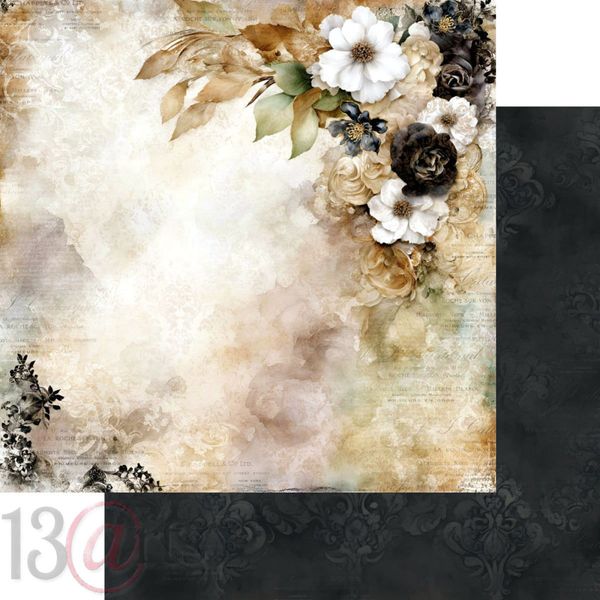 Paper pad BLACK VELVET 12x12" 