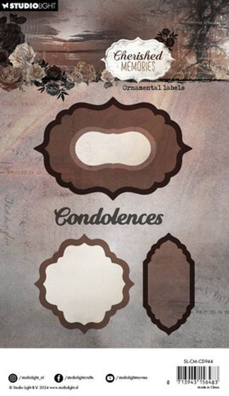 Cherished Memories Cutting Die Ornamental Labels (SL-CM-CD944)