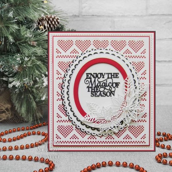 Creative Expressions Sue Wilson Craft Die Noble Collection Scalloped Ovals 