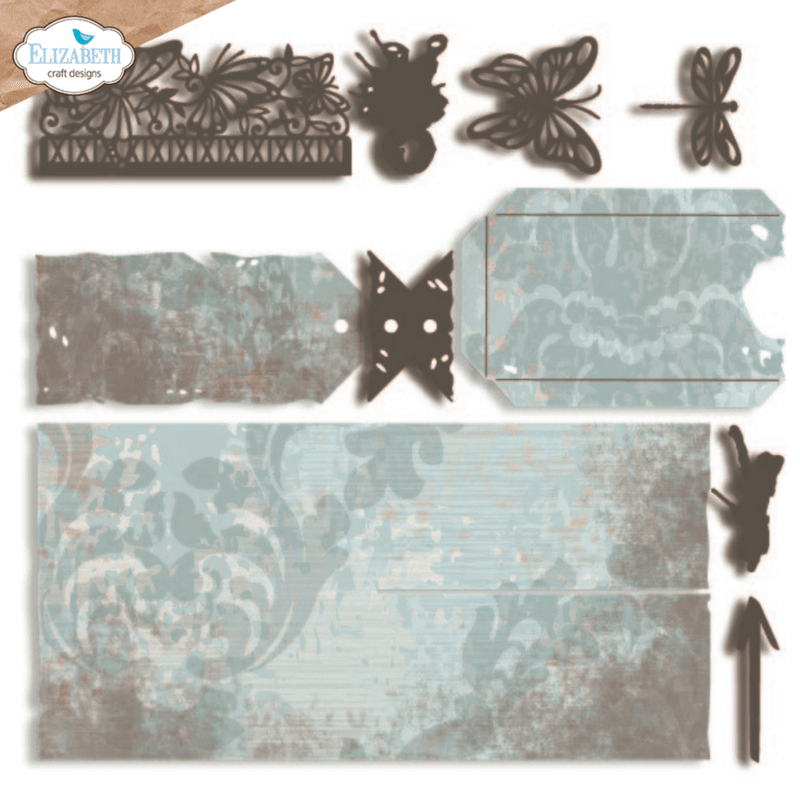 Hello You! Die Split Tag Pocket Page