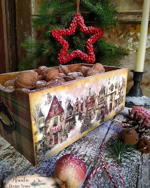 Fabric inscriptions - The Magic of December