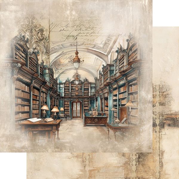 In the library 12x12