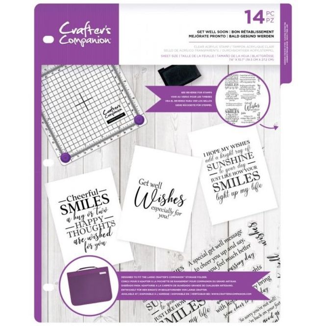 Hovedbilde Get Well Soon Clear Stamps