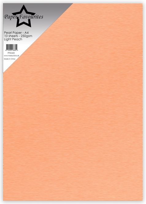 Hovedbilde Pearl Paper A4 Light Peach ...
