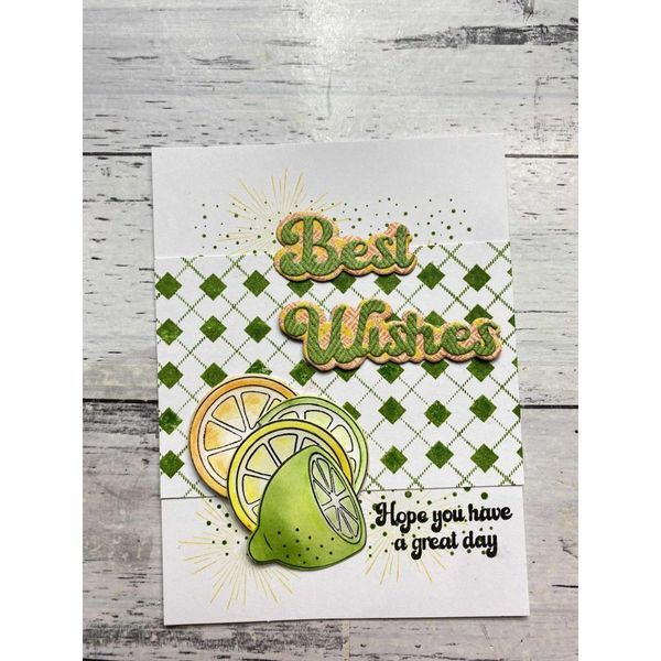 Birthday Wishes - Sizzix Thinlits Die & A5 Stamp Set By 49 & Market 