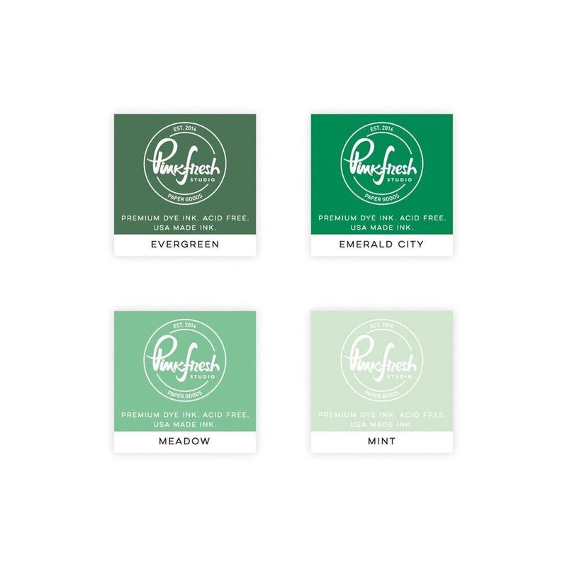 Premium dye ink cube pack : Garden stroll