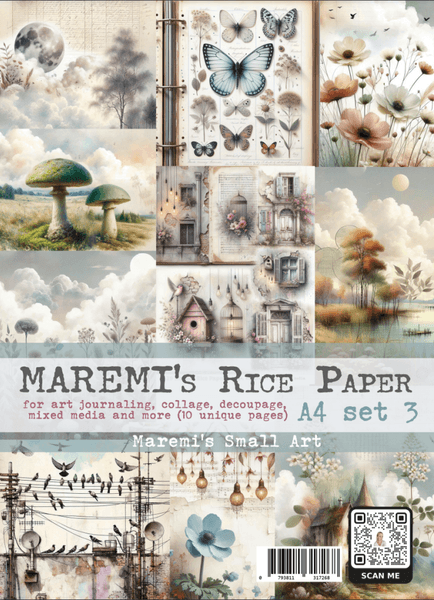 Maremi Rice paper - A4 - Set 3