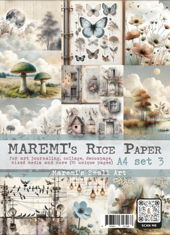 Maremi Rice paper - A4 - Set 3