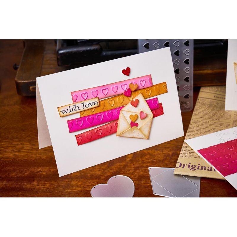 Sizzix Sidekick Texture Fades Embossing Folder By Tim Holtz - Va