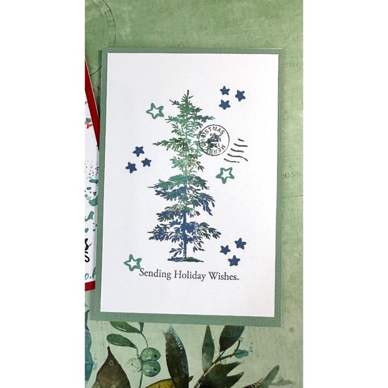 Maker Series 4x8 Inch Clear Stamp Set Festive Elements