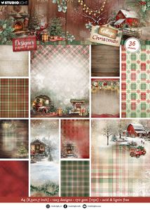 Hovedbilde Cottage Christmas A4 Designer ...