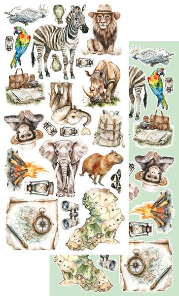 Alchemy of Art Extras to Cut Wild Advetures – 30,5&times;15 cm