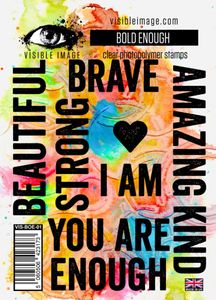 Hovedbilde Bold Enough A6 Stamp Set