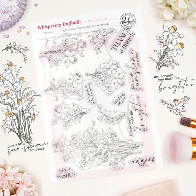 Hovedbilde Whispering Daffodils - Stamp 