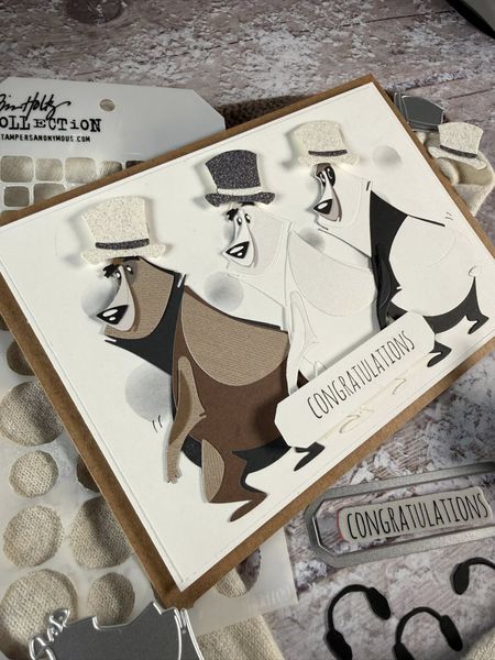 Thinlits Mini Colorize Die Theodore (8pcs) by Tim Holtz