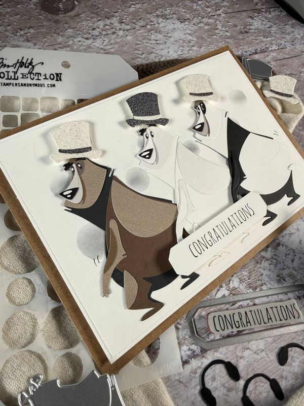 Thinlits Mini Colorize Die Theodore (8pcs) by Tim Holtz